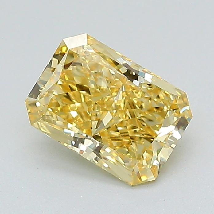 1.02 Ct. Fancy Vivid Yellow Radiant Lab Grown Diamond