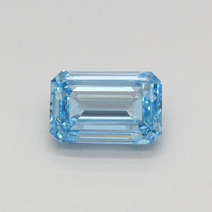 0.31 Ct. Fancy Intense Blue Emerald Lab Grown Diamond