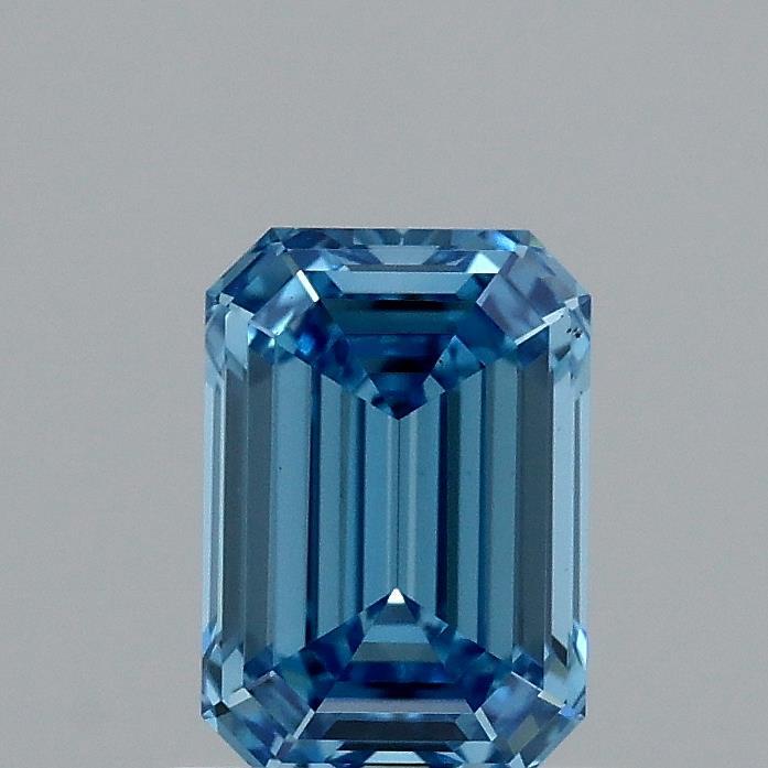 1.01 Ct. Fancy Vivid Blue Emerald Lab Grown Diamond