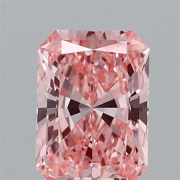 1.10 Ct. Fancy Vivid Pink Radiant Lab Grown Diamond
