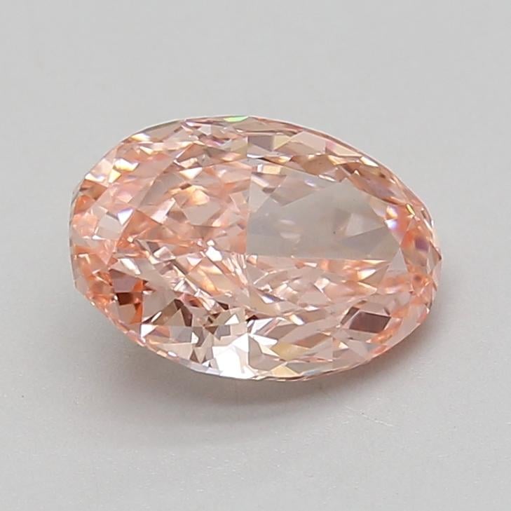 2.03 Ct. Fancy Vivid Pink Oval Lab Grown Diamond