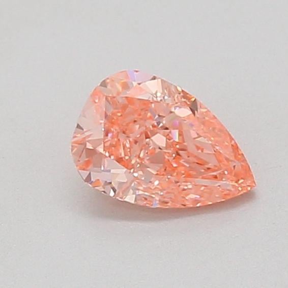 0.55 Ct. Fancy Vivid Pink Pear Lab Grown Diamond