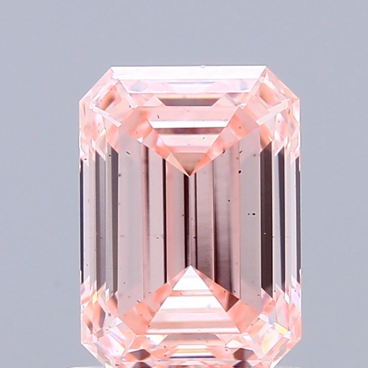 1.51 Ct. Fancy Vivid Pink Emerald Lab Grown Diamond