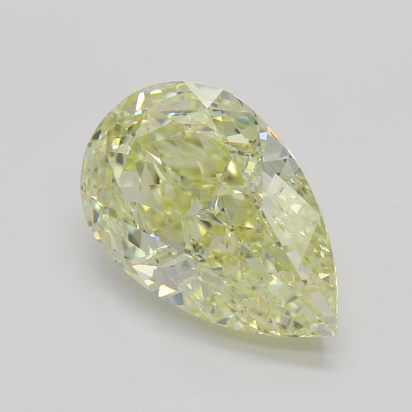 4.10 Ct. Fancy Light Yellow Pear Diamond