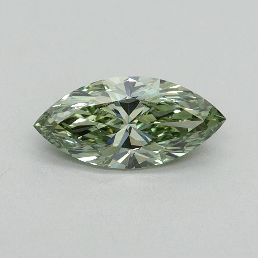 0.50 Ct. Fancy Vivid Green Marquise Lab Grown Diamond