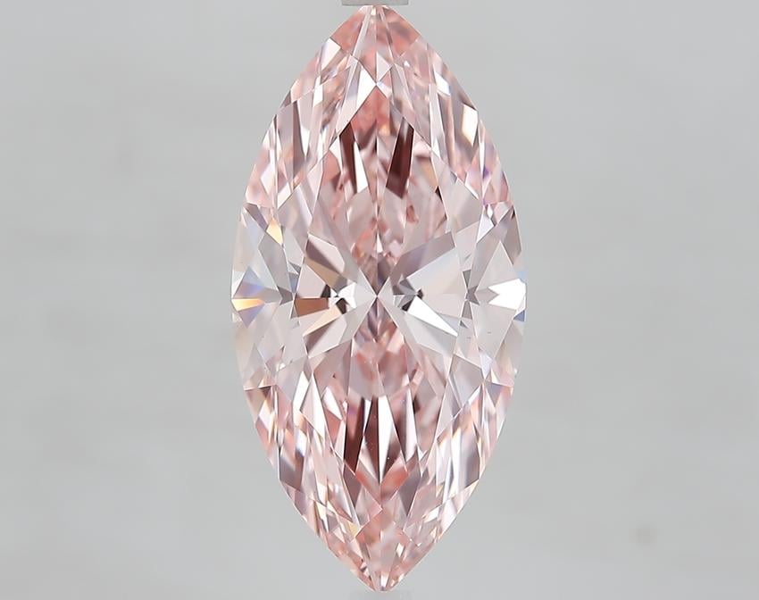 5.25 Ct. Fancy Intense Pink Marquise Lab Grown Diamond