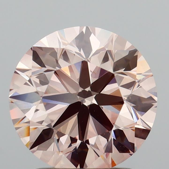 2.01 Ct. Fancy Brownish Pink Round Lab Grown Diamond