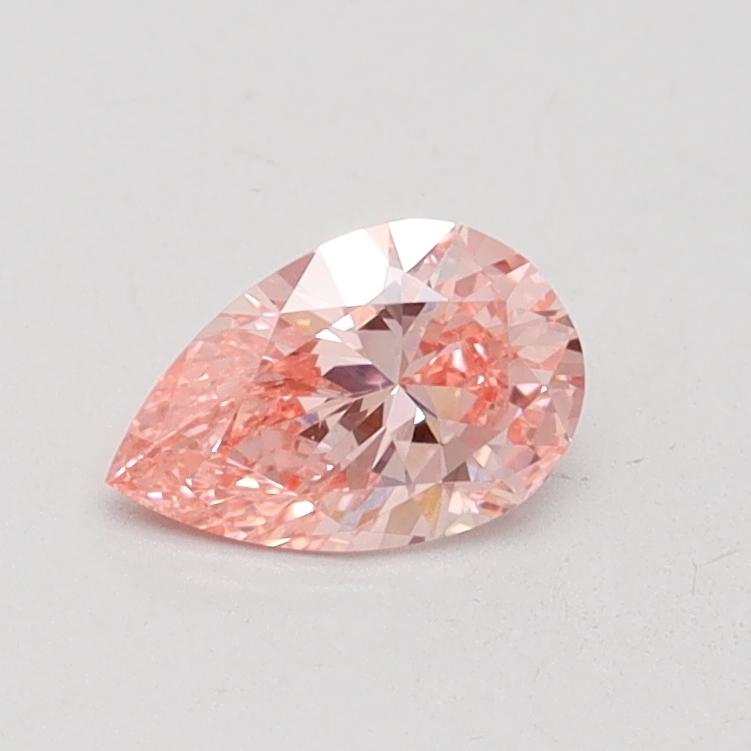 0.44 Ct. Fancy Intense Pink Pear Lab Grown Diamond