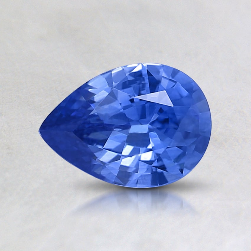 7x5mm Blue Pear Sapphire