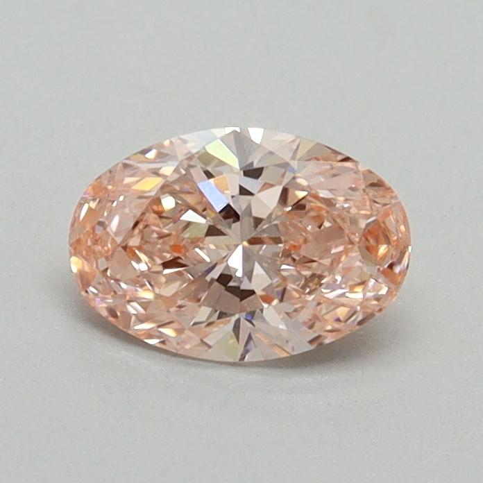 0.53 Ct. Fancy Vivid Pink Oval Lab Grown Diamond