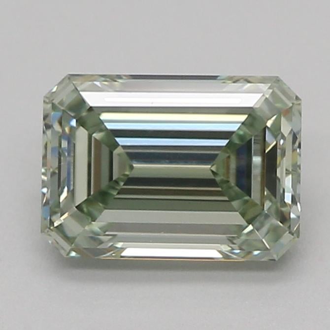 0.72 Ct. Fancy Intense Green Emerald Lab Grown Diamond