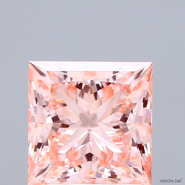 2.52 Ct. Fancy Intense Pink Princess Lab Grown Diamond