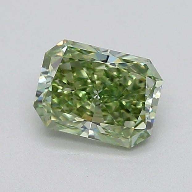 0.33 Ct. Fancy Intense  Green Radiant Lab Grown Diamond