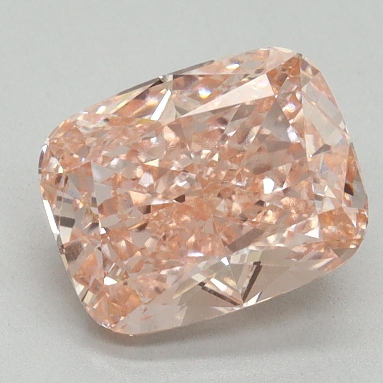 2.14 Ct. Fancy Intense Pink Cushion Lab Grown Diamond