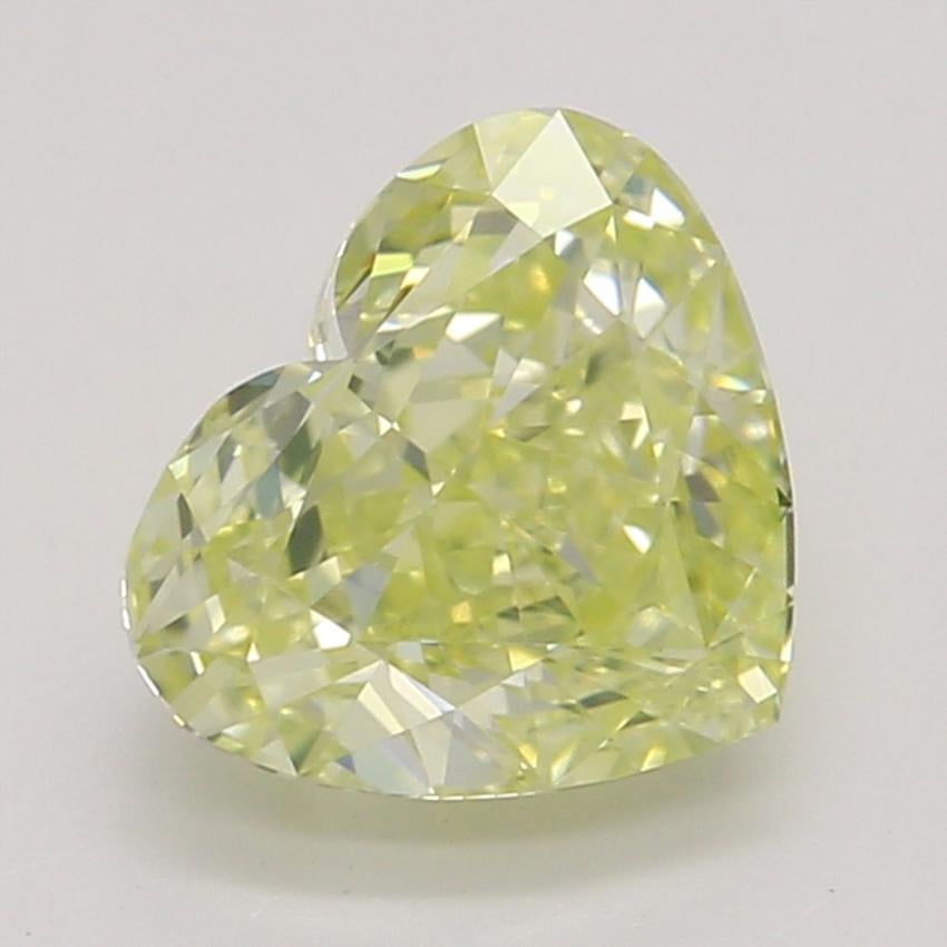 0.83 Ct. Fancy Yellow Heart Diamond