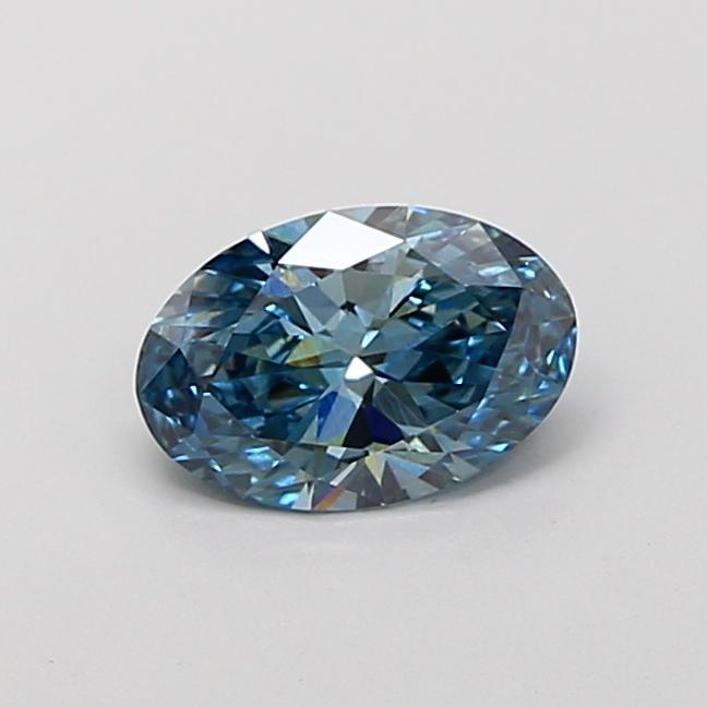 1.01 Ct. Fancy Blue Oval Lab Grown Diamond