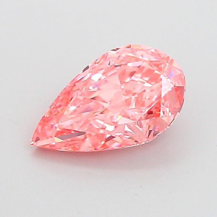 1.57 Ct. Fancy Vivid Pink Pear Lab Grown Diamond