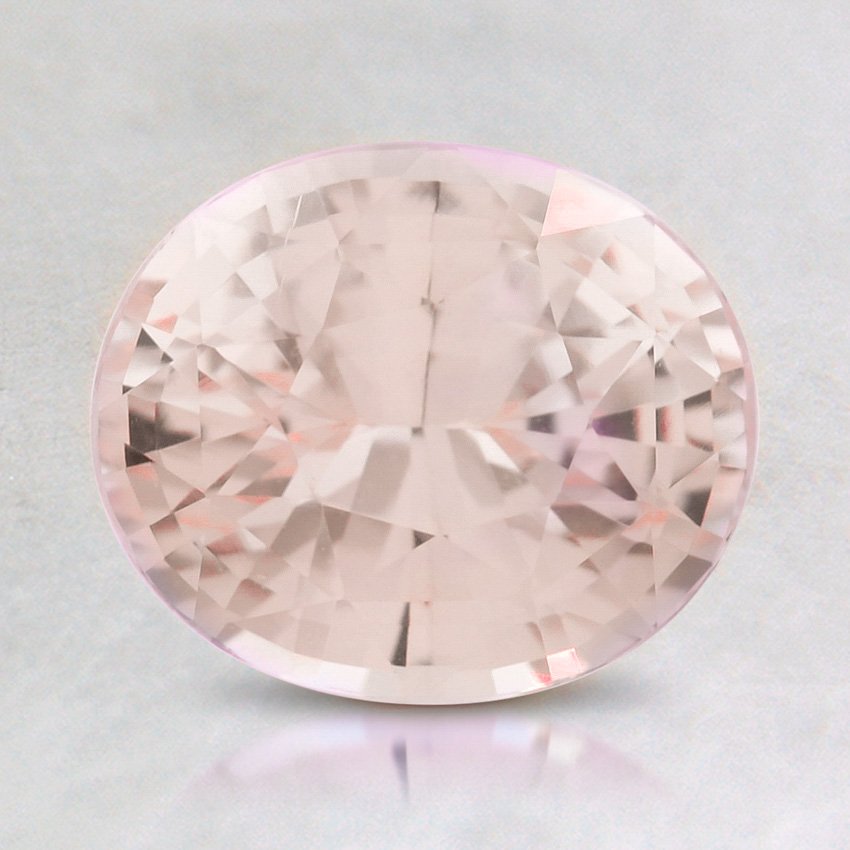 8X7mm Premium Peach Oval Sapphire
