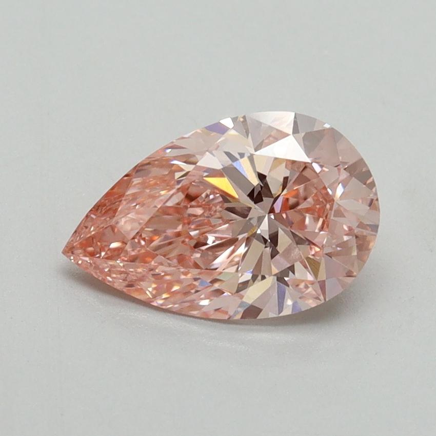 1.30 Ct. Fancy Vivid Pink Pear Lab Grown Diamond