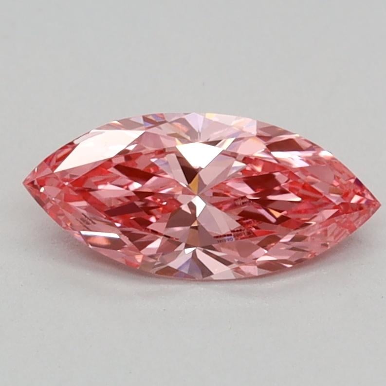 0.36 Ct. Fancy Vivid Pink Marquise Lab Grown Diamond