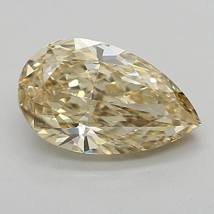 1.09 Ct. Fancy  Yellow Pear Lab Grown Diamond