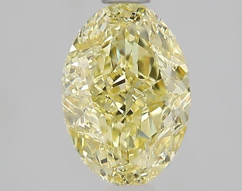 1.53 Ct. Fancy Intense  Yellow Oval Lab Grown Diamond