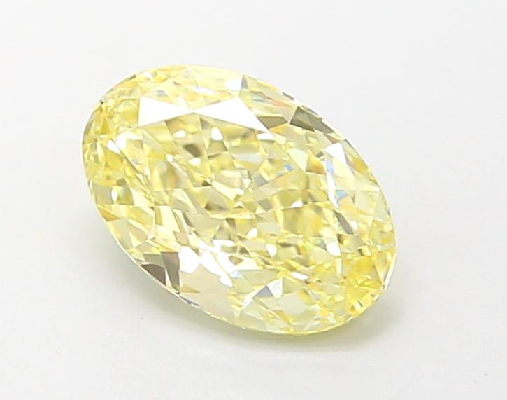 1.00 Ct. Fancy Yellow Oval Lab Grown Diamond