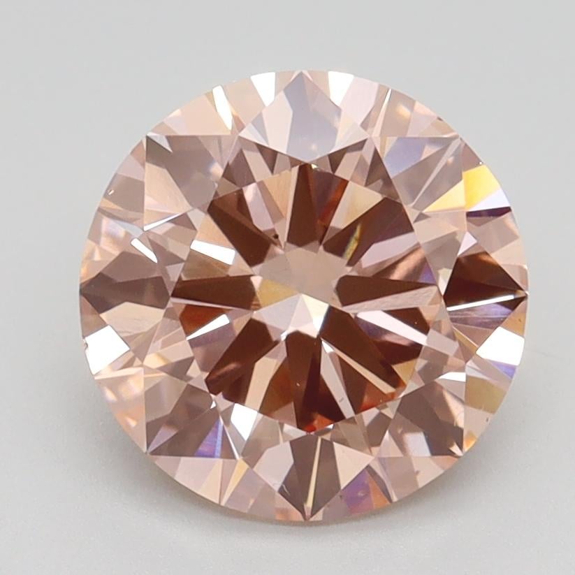 2.50 Ct. Fancy Pink Round Lab Grown Diamond