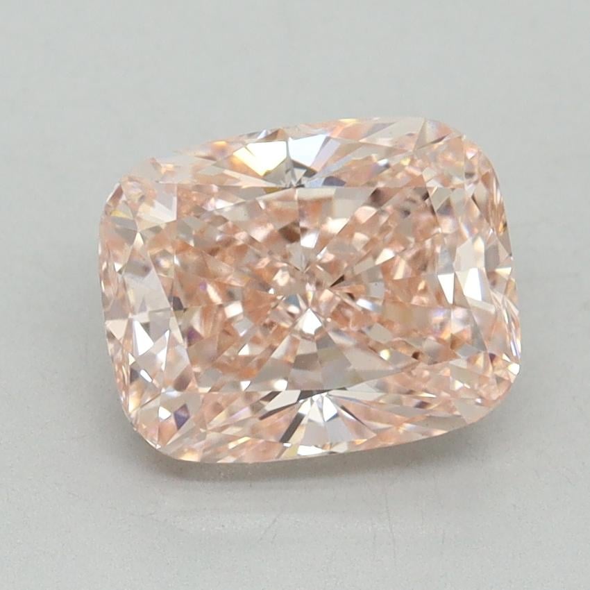 2.15 Ct. Fancy Intense Pink Cushion Lab Grown Diamond
