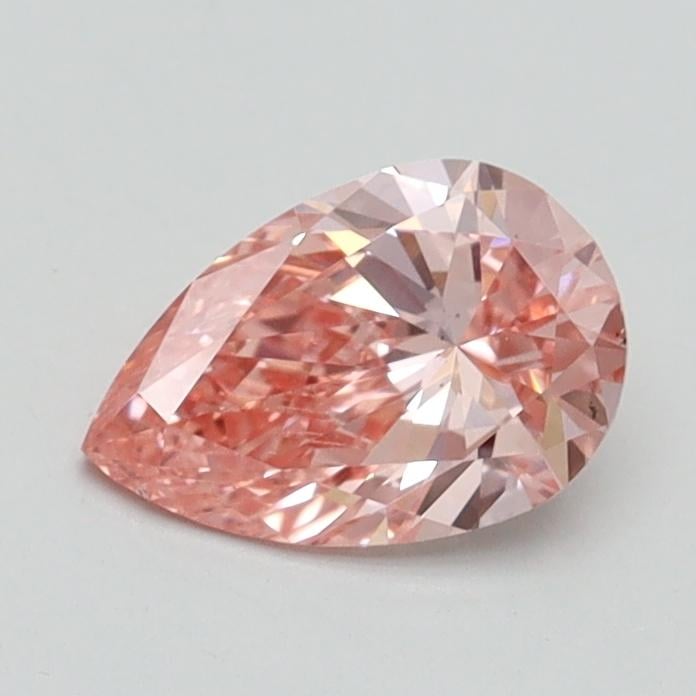 0.70 Ct. Fancy Intense Pink Pear Lab Grown Diamond