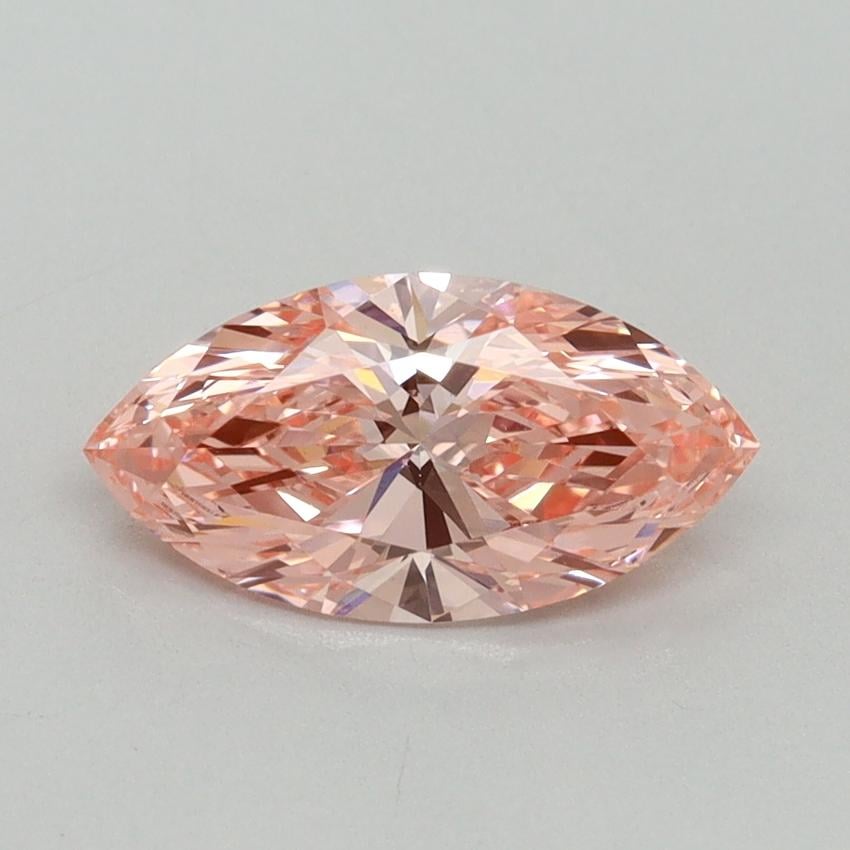 1.12 Ct. Fancy Vivid Pink Marquise Lab Grown Diamond