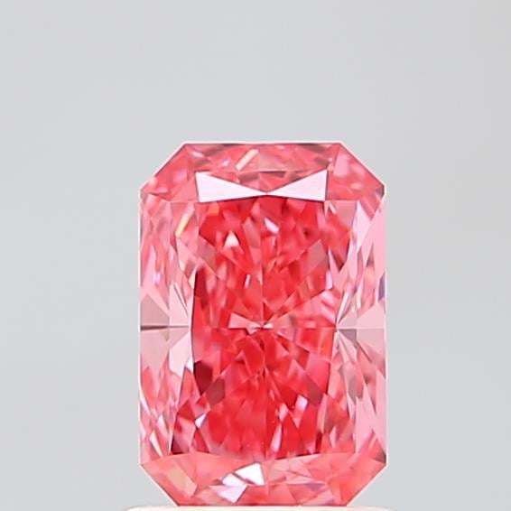 1.01 Ct. Fancy Vivid  Pink Radiant Lab Grown Diamond