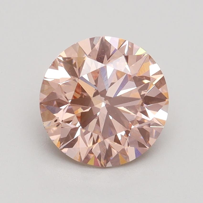 1.54 Ct. Fancy Intense Pink Round Lab Grown Diamond