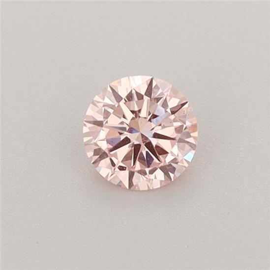0.28 Ct. Fancy Intense Pink Round Lab Grown Diamond