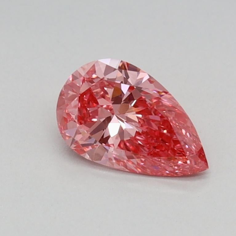 0.39 Ct. Fancy Vivid Pink Pear Lab Grown Diamond