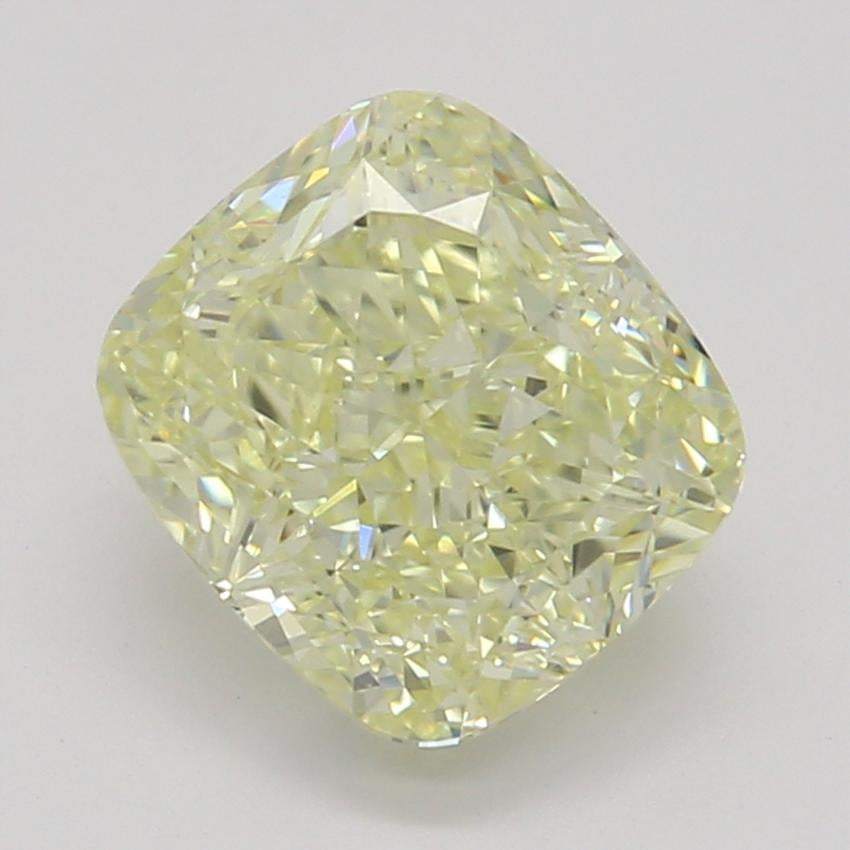 1.11 Ct. Fancy Light Yellow Cushion Diamond