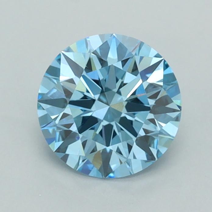 1.01 Ct. Fancy Vivid  Blue Round Lab Grown Diamond