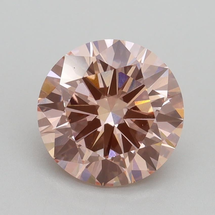 2.30 Ct. Fancy Intense Pink Round Lab Grown Diamond