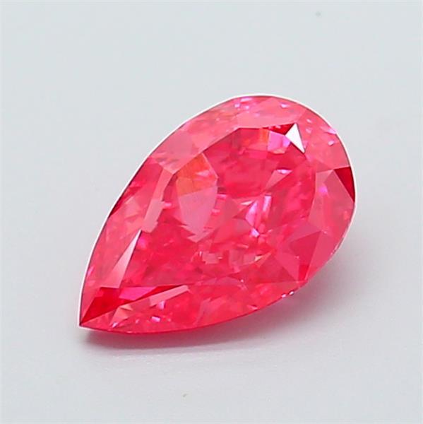 1.13 Ct. Fancy Vivid  Pink Pear Lab Grown Diamond