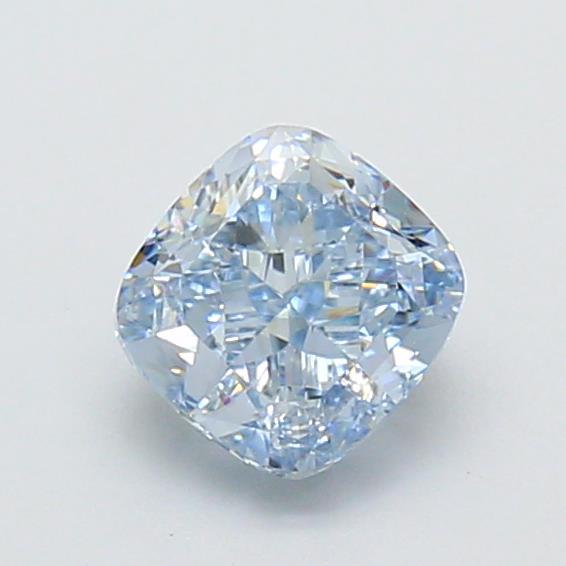 1.06 Ct. Fancy Intense  Blue Cushion Lab Grown Diamond