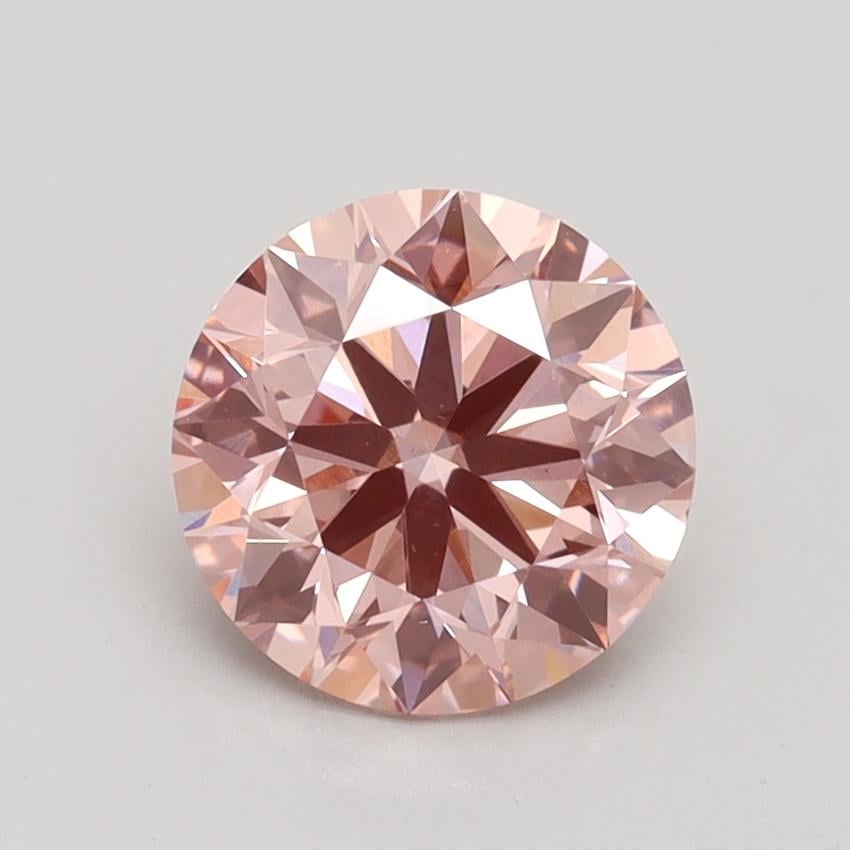 1.50 Ct. Fancy Intense Pink Round Lab Grown Diamond
