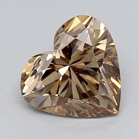 1.02 Ct. Fancy  Brown Heart Lab Grown Diamond