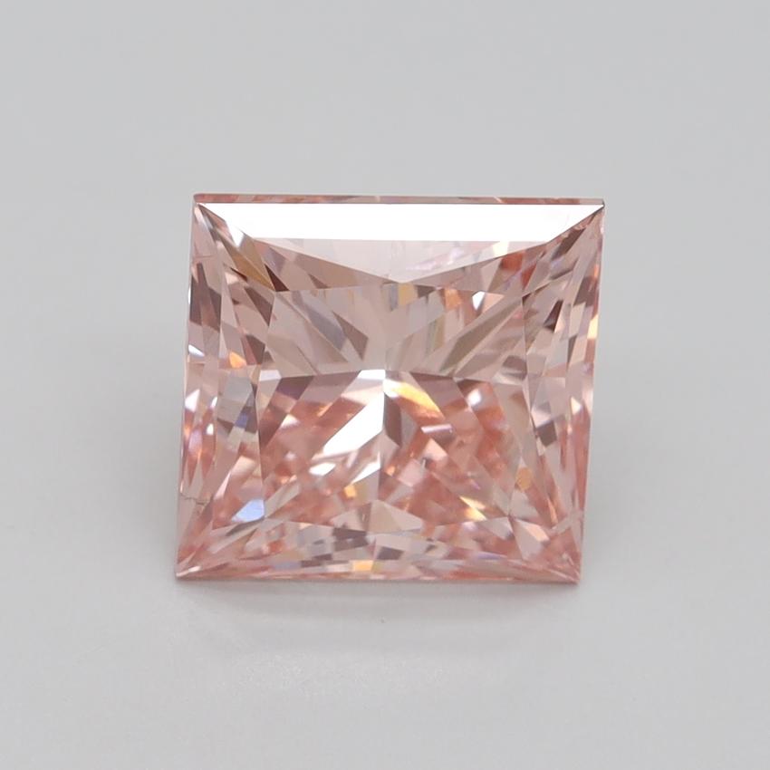 3.10 Ct. Fancy Intense Pink Princess Lab Grown Diamond