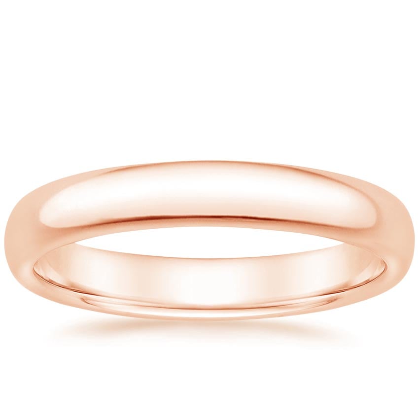 Rose gold diamond engagement ring with surprise diamond details
