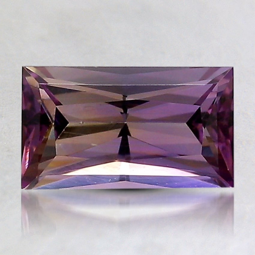 8.4x4.9mm Unheated Purple Baguette Tanzanite