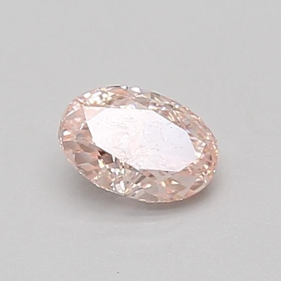 0.45 Ct. Fancy Intense Pink Oval Lab Grown Diamond