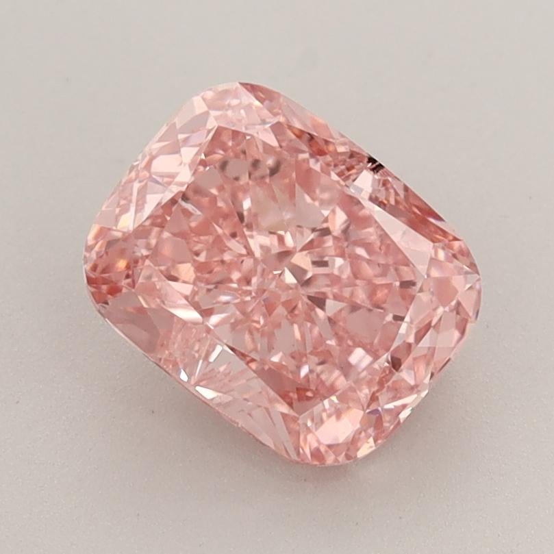 2.02 Ct. Fancy Vivid  Pink Cushion Lab Grown Diamond
