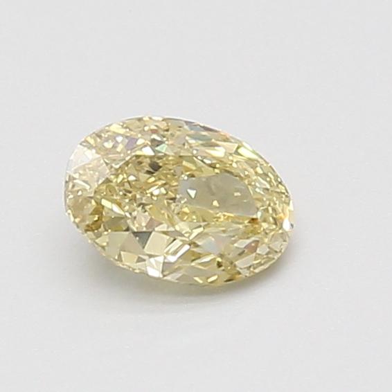 0.50 Ct. Fancy Intense Yellow Oval Lab Grown Diamond
