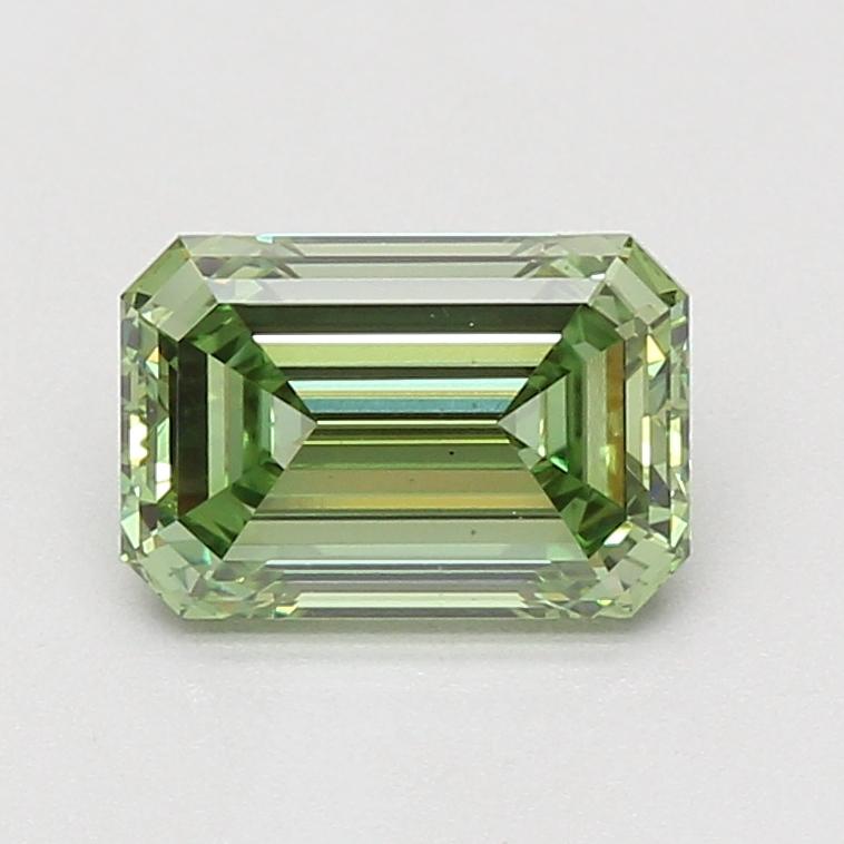 2.06 Ct. Fancy Vivid Green Emerald Lab Grown Diamond