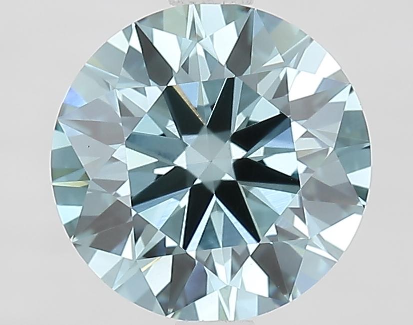 2.07 Ct. Fancy Vivid Blue Round Lab Grown Diamond